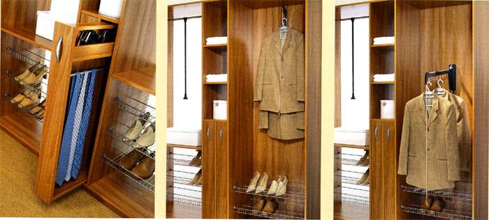 Mengisi almari pakaian kecil