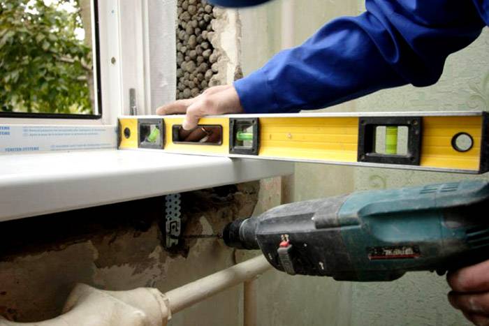 Εγκατάσταση περβάζι παραθύρου