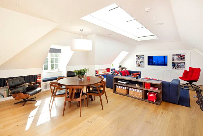 Μικρά έπιπλα και πολύς χώρος