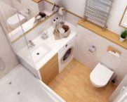 Bagno: foto e design per un piccolo bagno