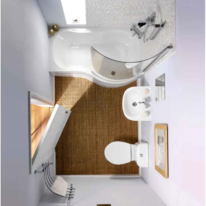 Our comfort depends on the correct layout of a small bathroom.