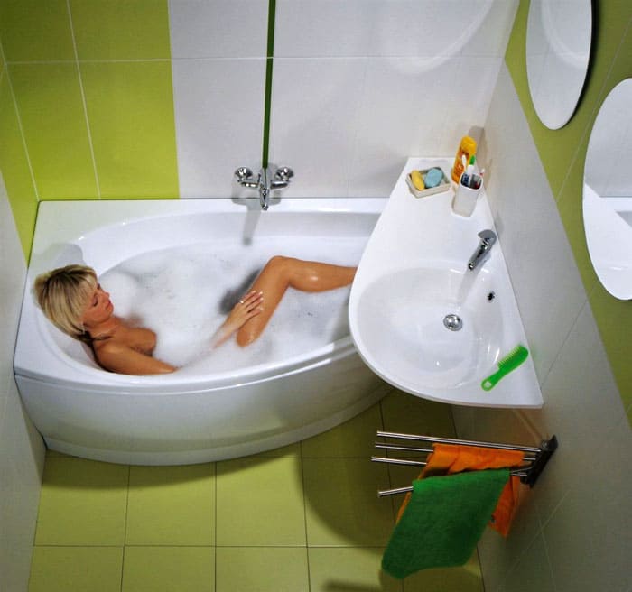 Acrylic products are beautiful in appearance and the water cools down in them much longer than in a steel structure