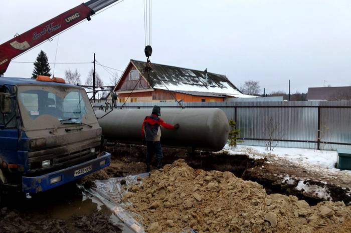 Installatie van ondergrondse optie