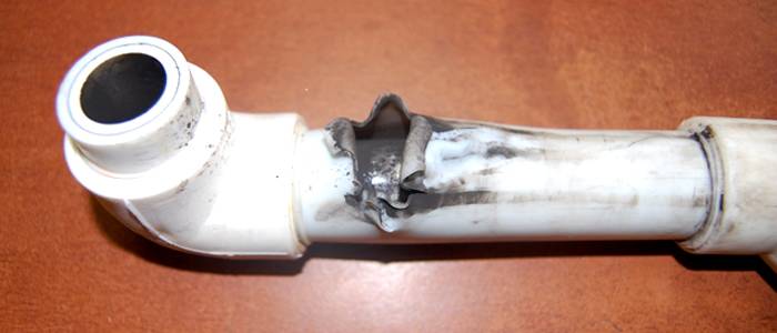 Еднослойна PVC тръба в водоснабдяване с топла вода