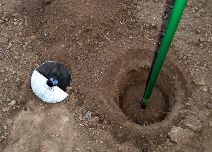 Υπολογίστε το βάθος των κολώνων κατά το μέγεθος του λάκκου