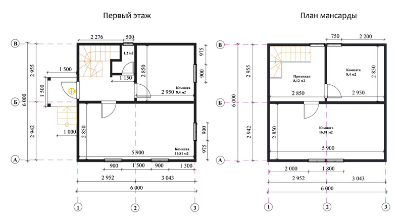 Penyelesaian yang rasional adalah menggabungkan dapur kecil dengan ruang tamu. Ruang yang dapat digunakan meningkat dengan ketara kerana ketiadaan dinding