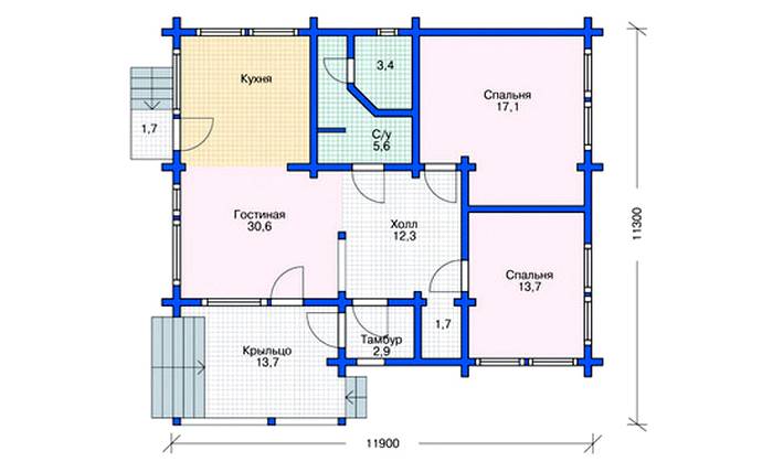 Pelan rumah 11 hingga 11