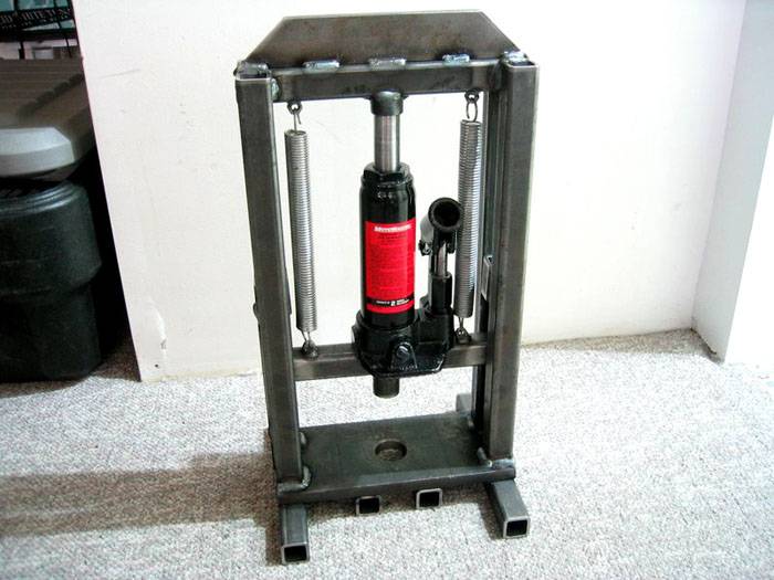 Перфектният пример за домашна хидравлична преса