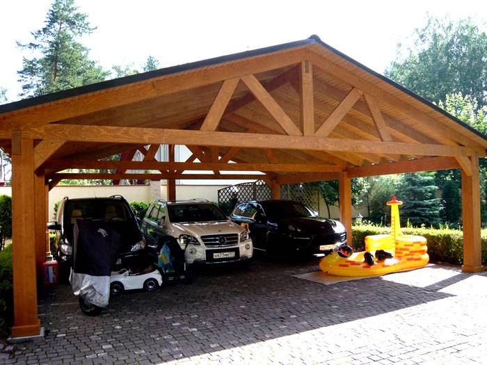 This material can be used to create large canopies for cars and other equipment.