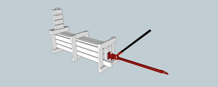 Най-простата дървена преса за сено - минимален материал и време за производство
