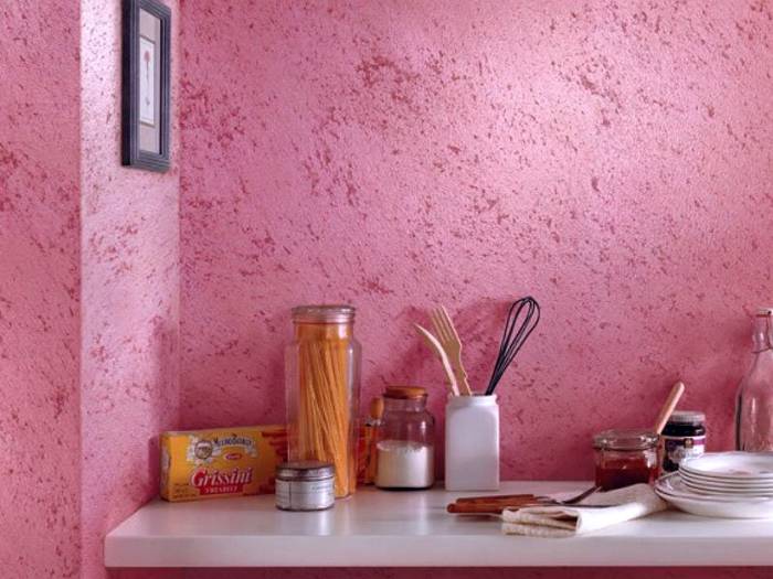 Silicaatpleister in de keuken