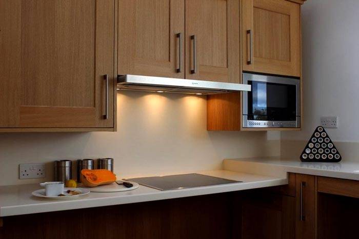 Option zum Anordnen sperriger Geräte