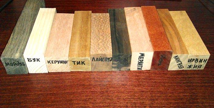 Wood can be different Wood can be different