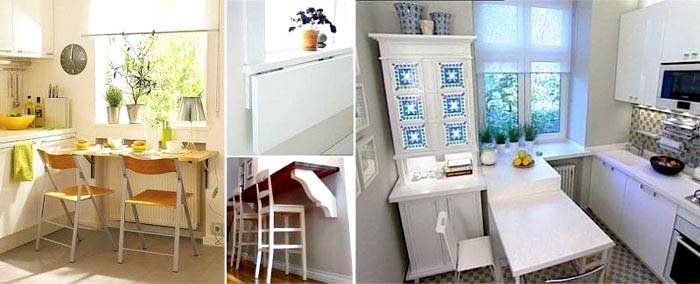 Table top-window sill