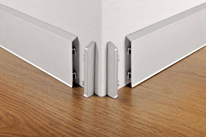 Papan skirting aluminium anodized tahan lama