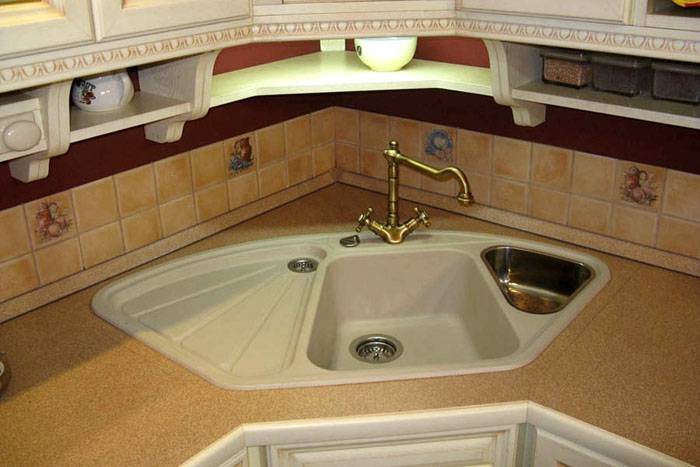 Modèle d'angle idéal pour les petits espaces