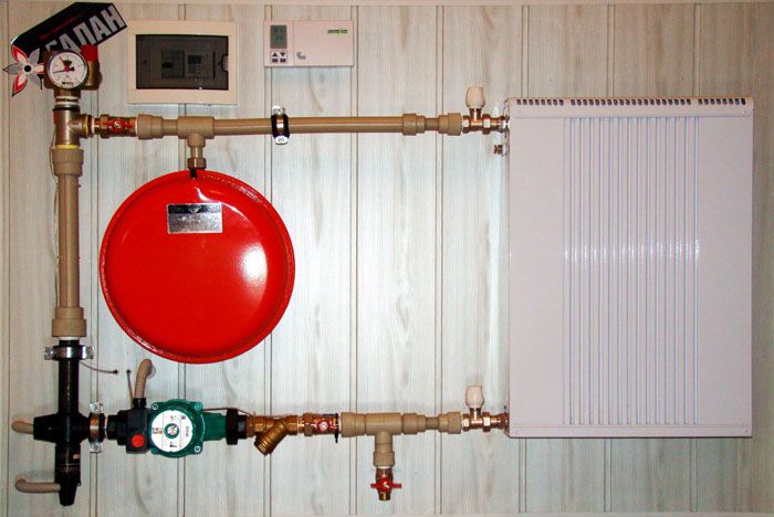 Certaines chaudières électriques sont si compactes qu'elles ne diffèrent pratiquement pas des tuyaux principaux.