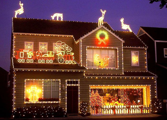 Decor option from simple garlands