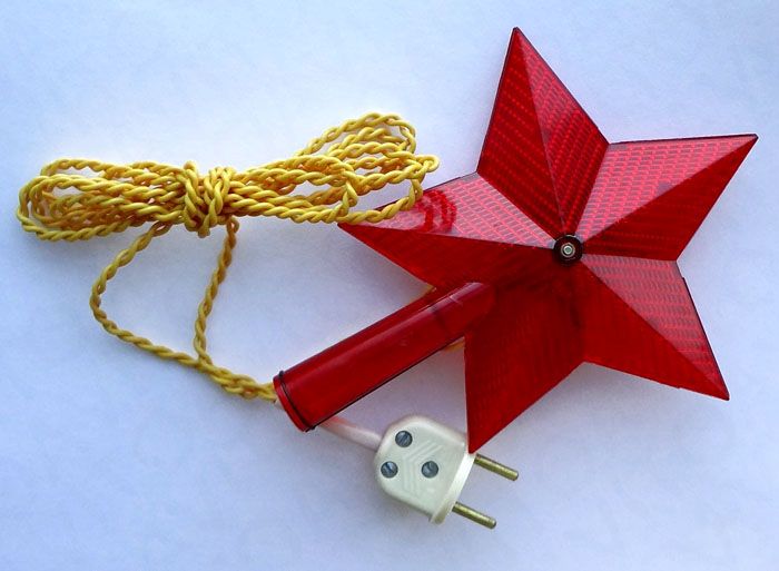 An indispensable attribute of Soviet times - the scarlet star