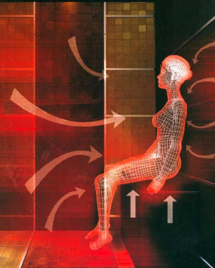 O corpo aquece uniformemente