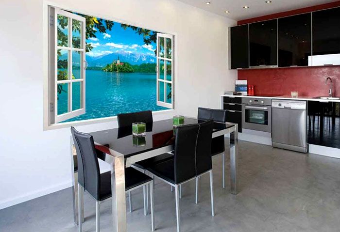 Wallpaper for the kitchen: photo of modern ideas 2017-2018