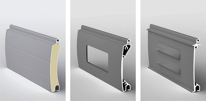 Opciones de configuración de persianas enrollables