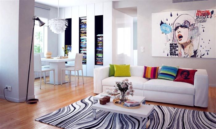 So sieht eine Pop-Art-Wohnung aus