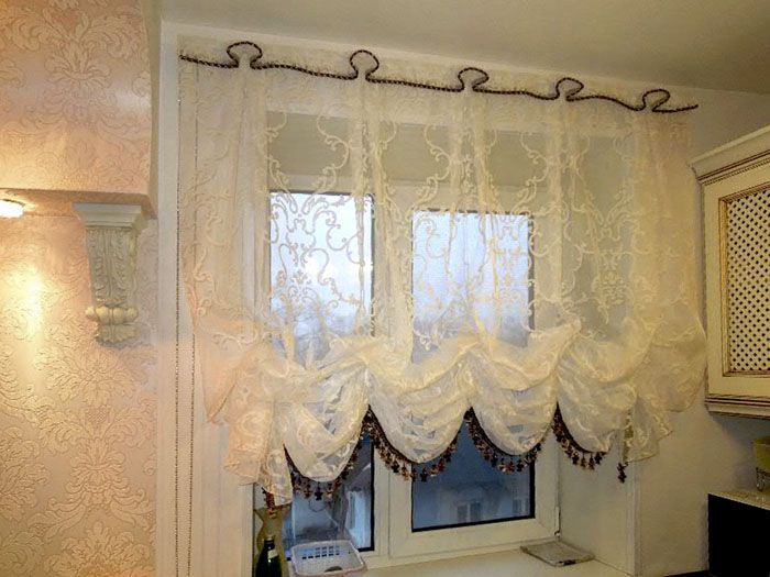 Österreichische Vorhänge wirken elegant und festlich