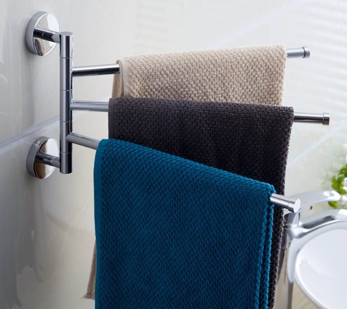 Les porte-serviettes sont un must dans la salle de bain