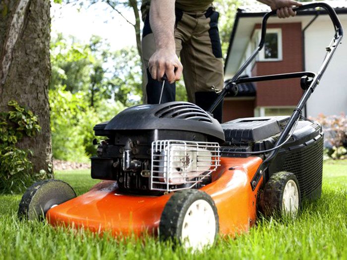 Le moteur démarre très simplement - à l'aide d'un démarreur