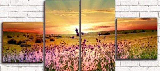 Cum să atârnați corect o pictură modulară pe perete