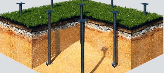 Σωροί βιδών για θεμελίωση