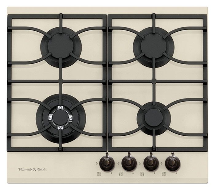 لوح غاز مدمج من مصنع ألماني مزود بشبكتين من الحديد الزهر