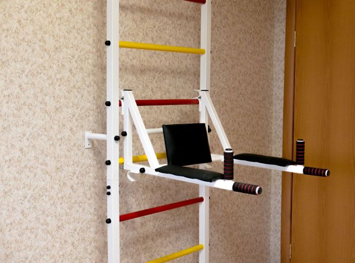 Μπάρες τοίχου για μπάρες τοίχου, στερεωμένες στην επιφάνεια του τοίχου