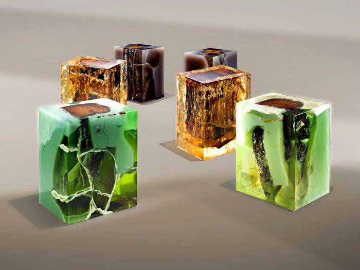 Βάζα εποξειδικής ρητίνης