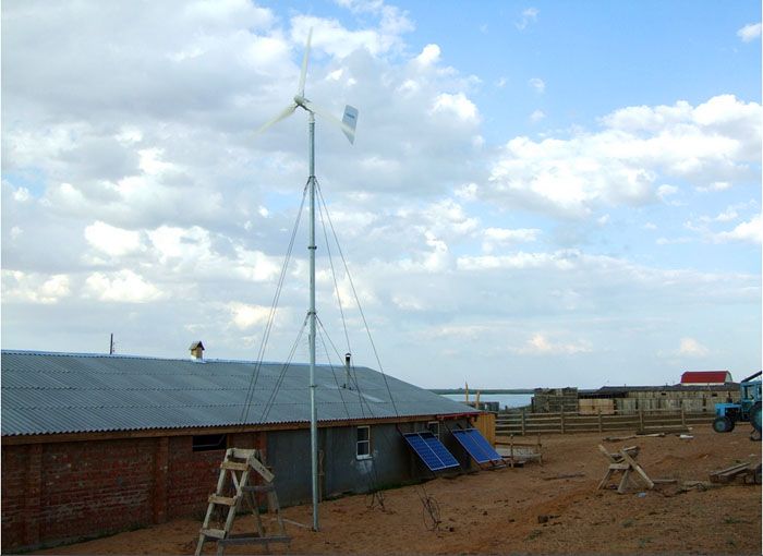 In places where there is no centralized power supply, the wind generator and solar station become the main source of electrical energy.