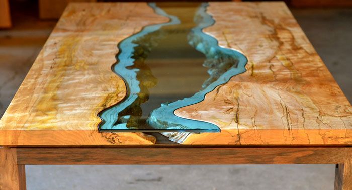 Επιτραπέζιο με φυσικά στοιχεία ξύλου