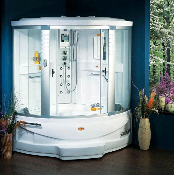 Hoekmodellen nemen weinig ruimte in beslag, maar hebben een beperkt bruikbaar badoppervlak