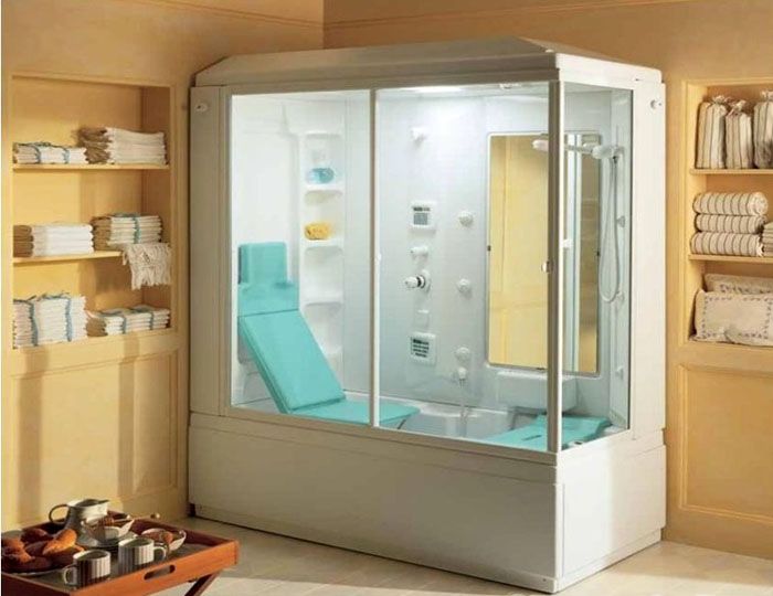 Douchecabine met ligbad TeucoTop model