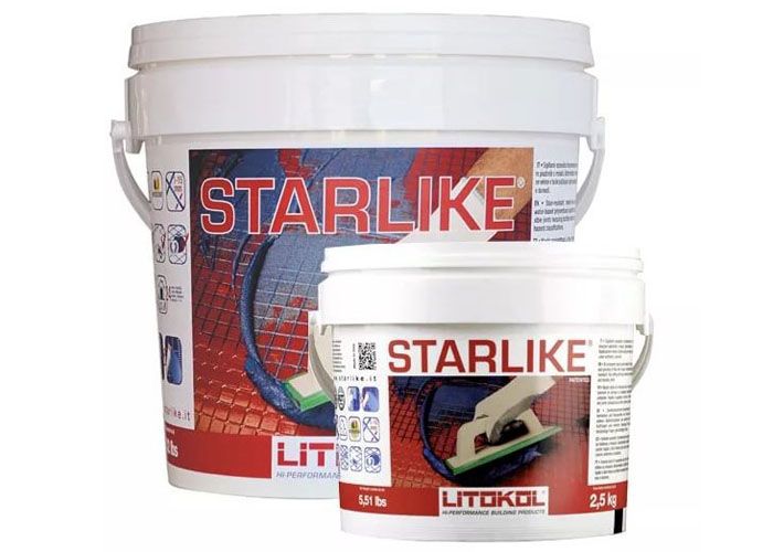 Marque Litokol, disponible dans divers emballages, ce qui est très pratique lors de l'utilisation