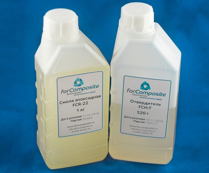 Το FCR-22 με σκληρυντικό FCH-T έχει χαμηλή συρρίκνωση όταν χρησιμοποιείται