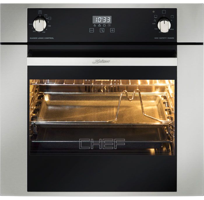 The built-in gas oven Kaiser EG 6370 is easy to use and maintain