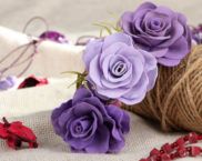 Do-it-yourself-Blumen aus Foamiran