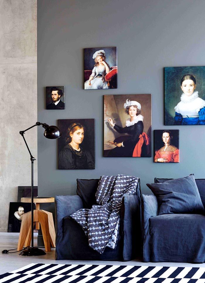 ธีมภาพบุคคลเข้ากับการออกแบบห้องได้อย่างสมบูรณ์แบบ