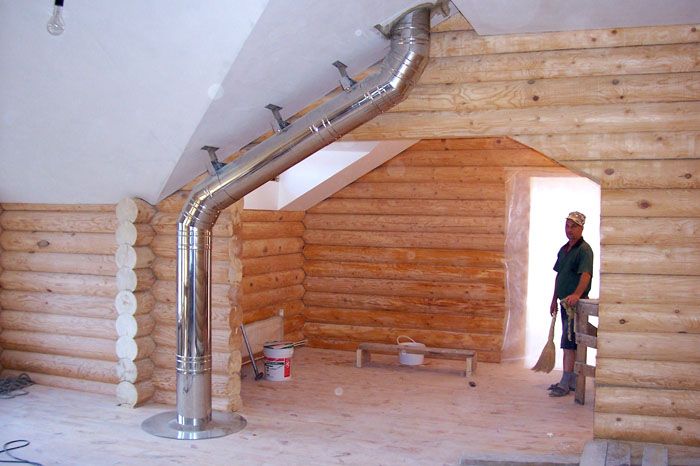 Per collegare una singola caldaia è possibile utilizzare un tubo lungo fino a 7 metri. Questa altezza è sufficiente per montare un sistema di riscaldamento in una casa a due piani.