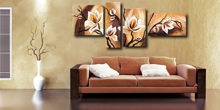 ผนังที่ไม่มีการตกแต่งดูเหมือนเปล่าและไม่น่าสนใจ