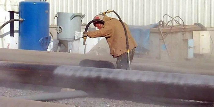 There is a lot of dust, but the metal is cleaned perfectly