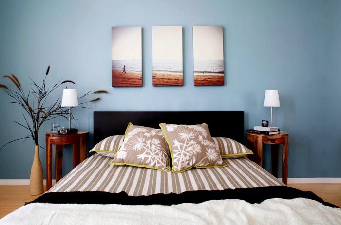 หากมีที่นอนในห้อง แต่คุณไม่ควรแขวนภาพที่ดูฉูดฉาดซึ่งก่อให้เกิดการระเบิดของความรู้สึกและอารมณ์ที่พลุ่งพล่านภูมิทัศน์ที่ผ่อนคลายจะเหมาะสมกว่า