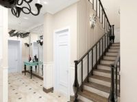 การออกแบบบันไดซ้ำแล้วซ้ำอีกในองค์ประกอบการตกแต่งอื่น ๆ