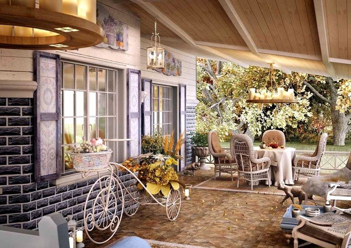 È possibile apparecchiare una tavola sulla terrazza in estate, potrete cenare all'aperto